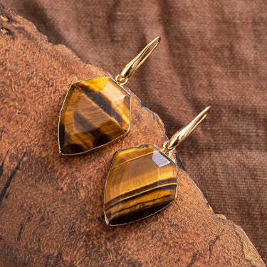 Good Friends Tiger Eye Earrings-Your Soul Place